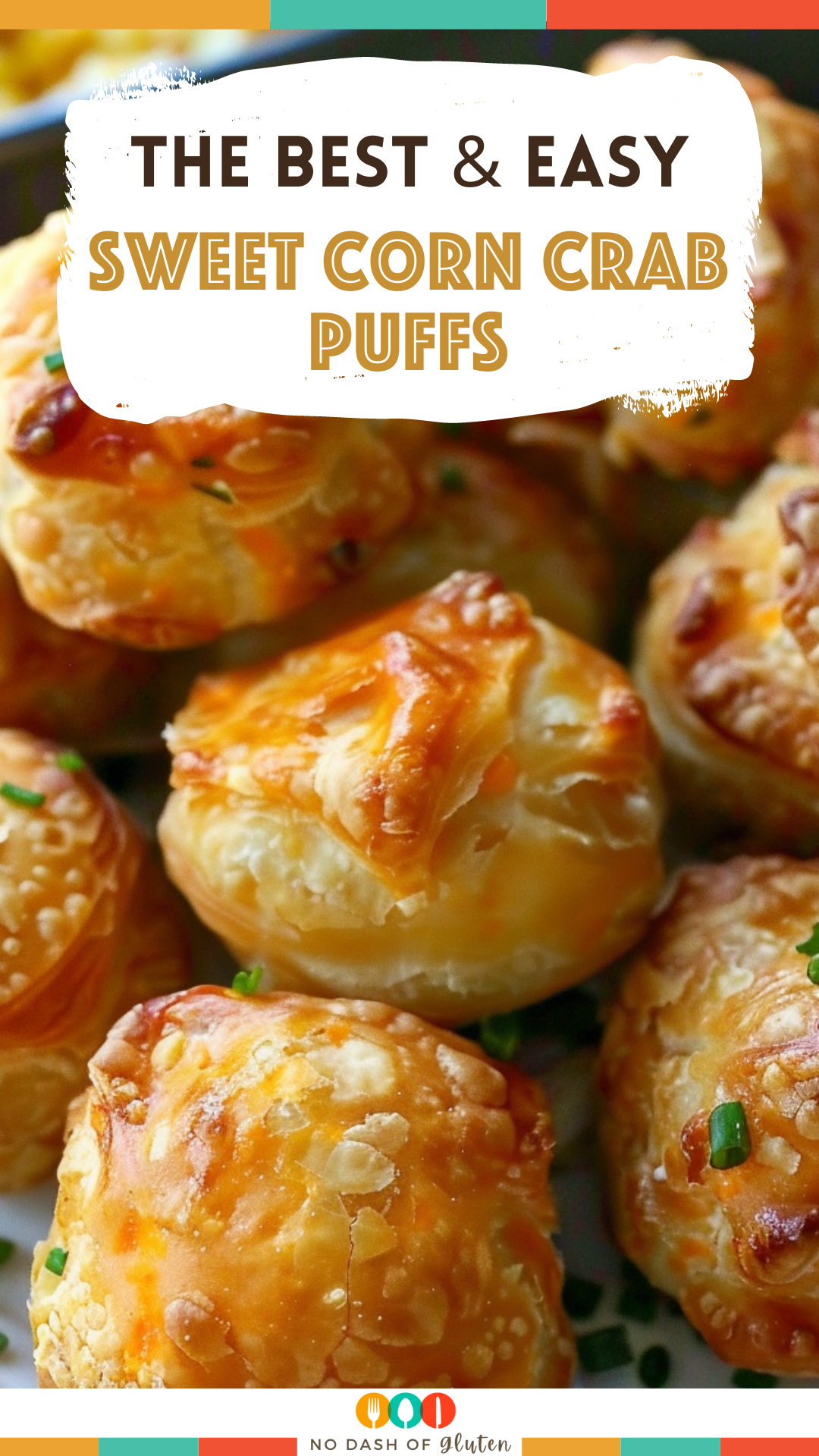 Cheesy Corn Crab Puff Appetizers