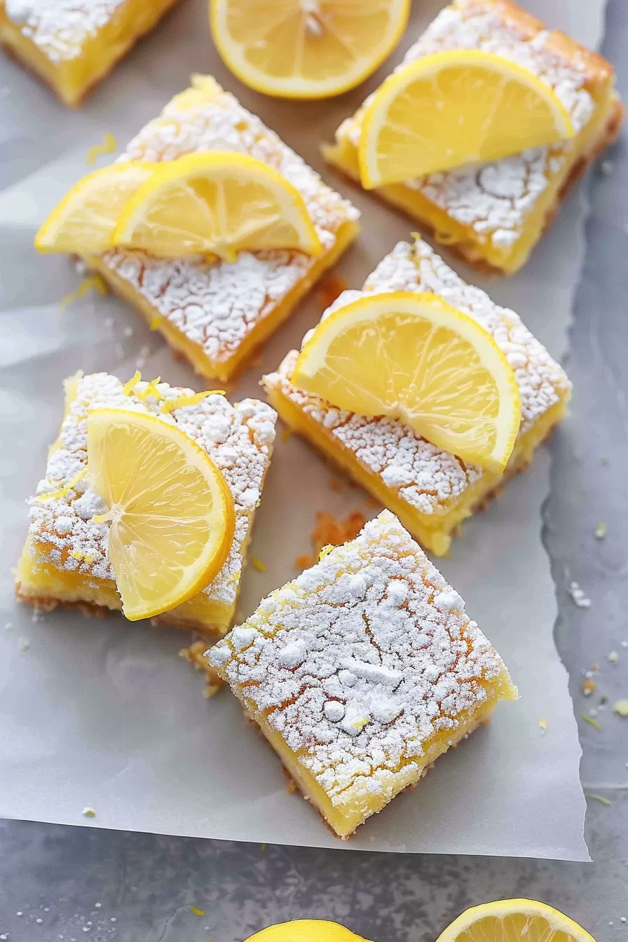 Sweet & Tart Lemon Cream Bars