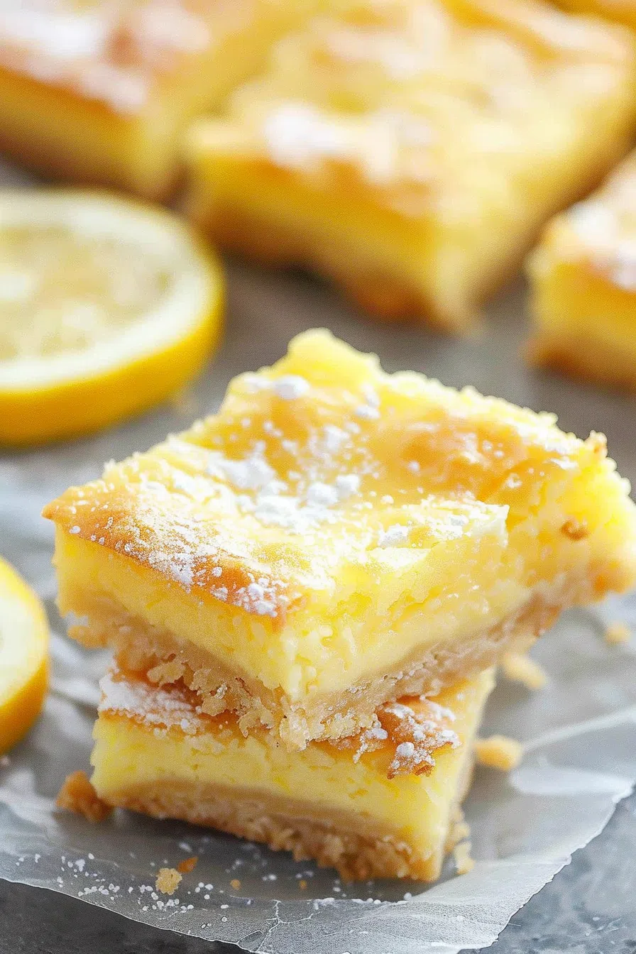 Sweet & Tart Lemon Cream Bars