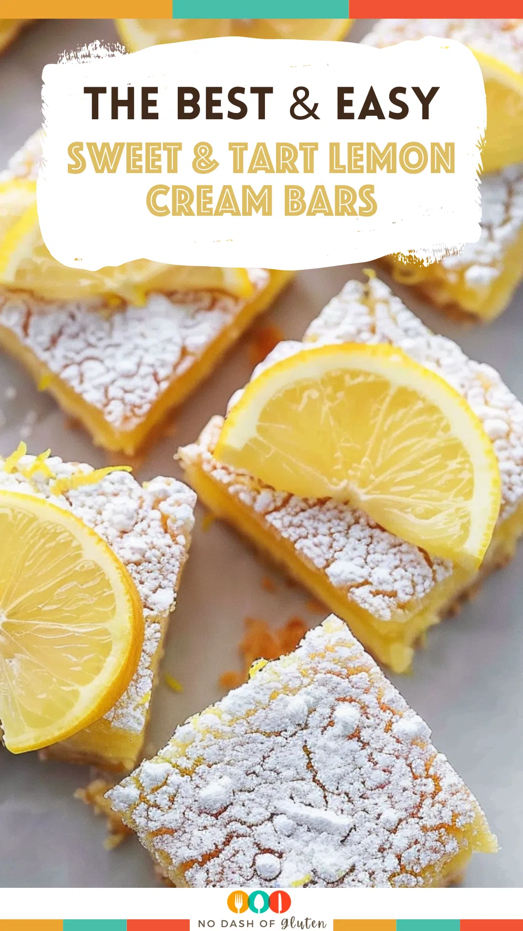 Sweet & Tart Lemon Cream Bars