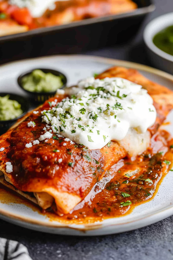 Saucy Enchilada-Style Wet Burritos