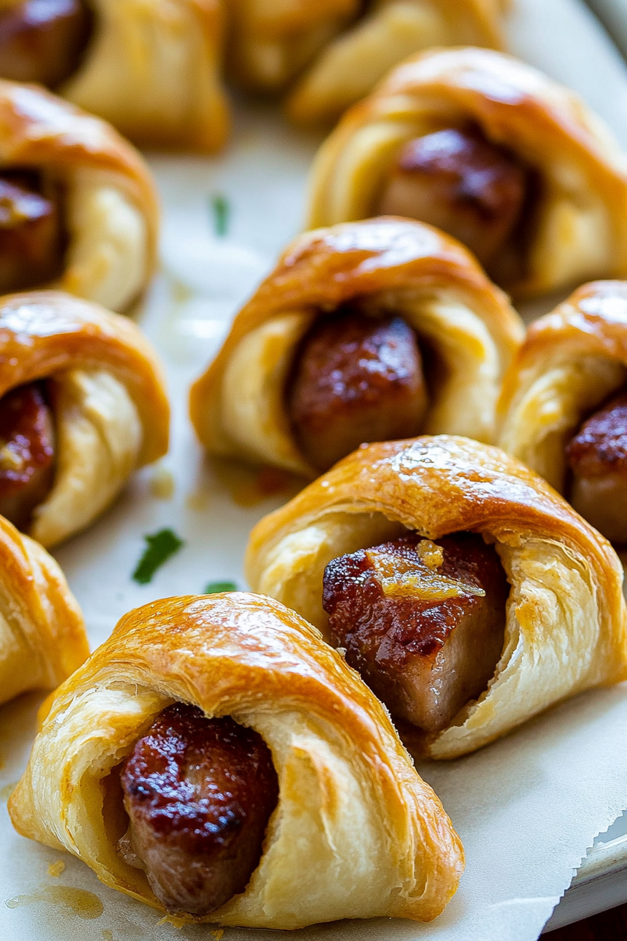 Hearty Sausage Blanket Bites