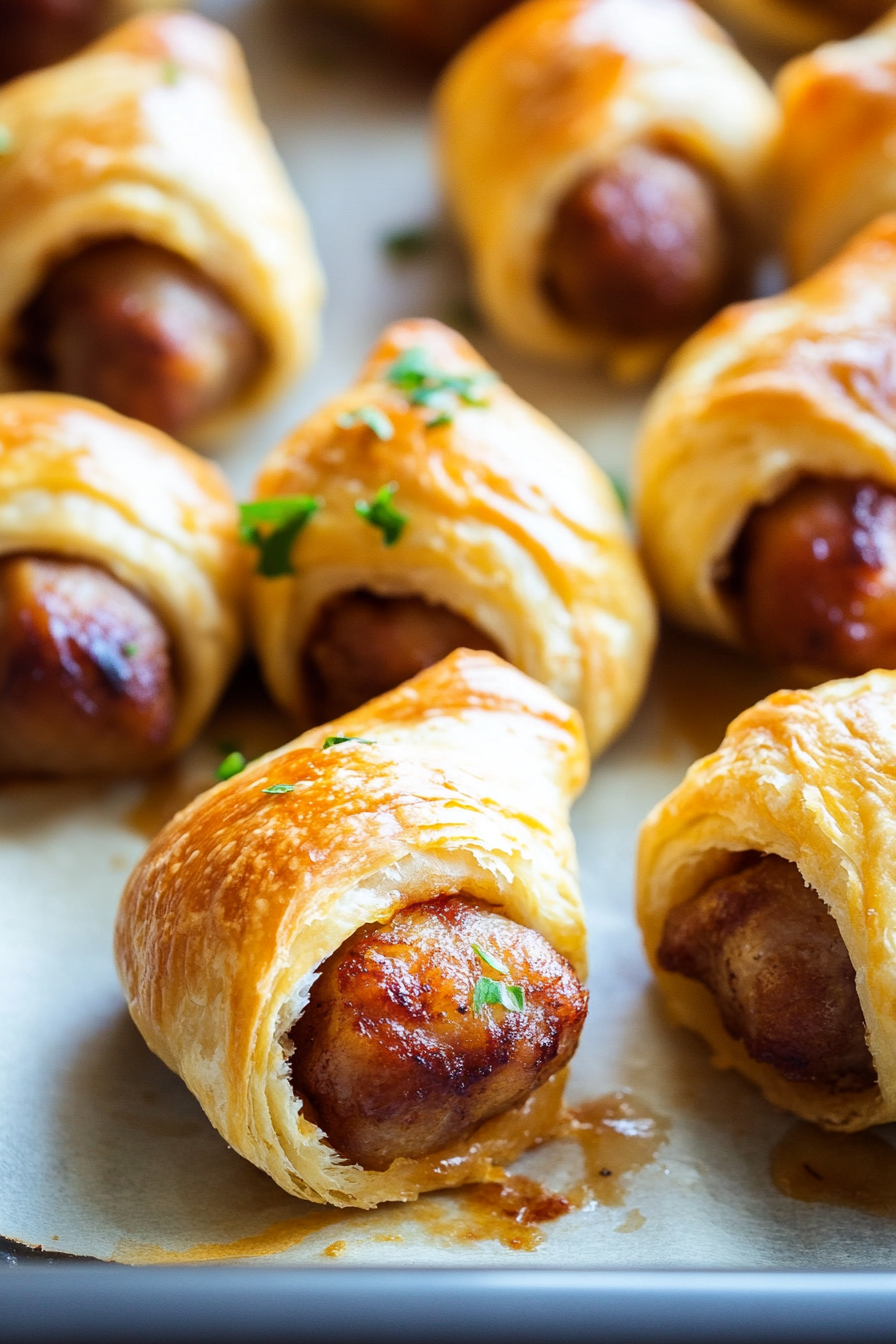 Hearty Sausage Blanket Bites