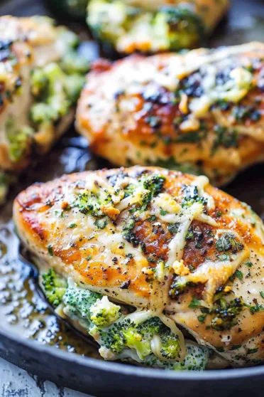 Broccoli Cheese Chicken Pockets