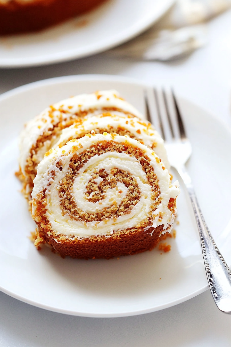 Easy Carrot Cake Roll