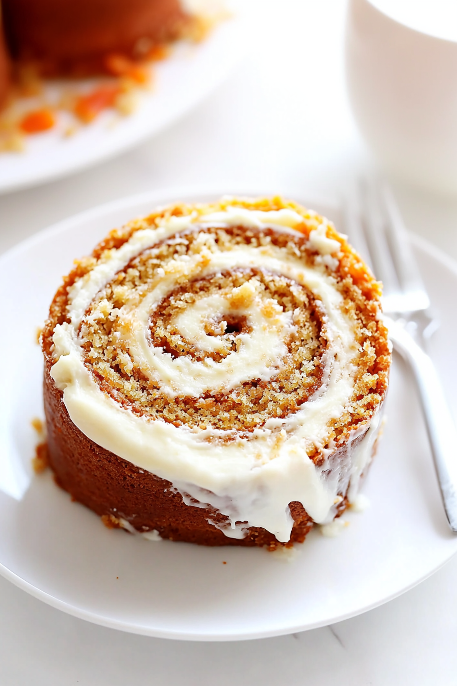 Easy Carrot Cake Roll