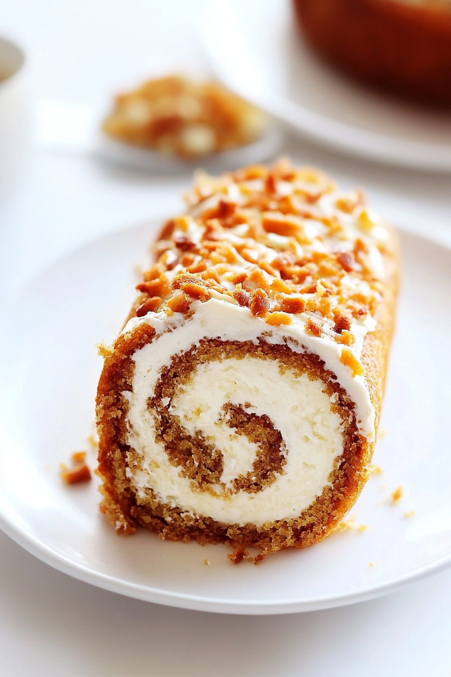 Easy Carrot Cake Roll