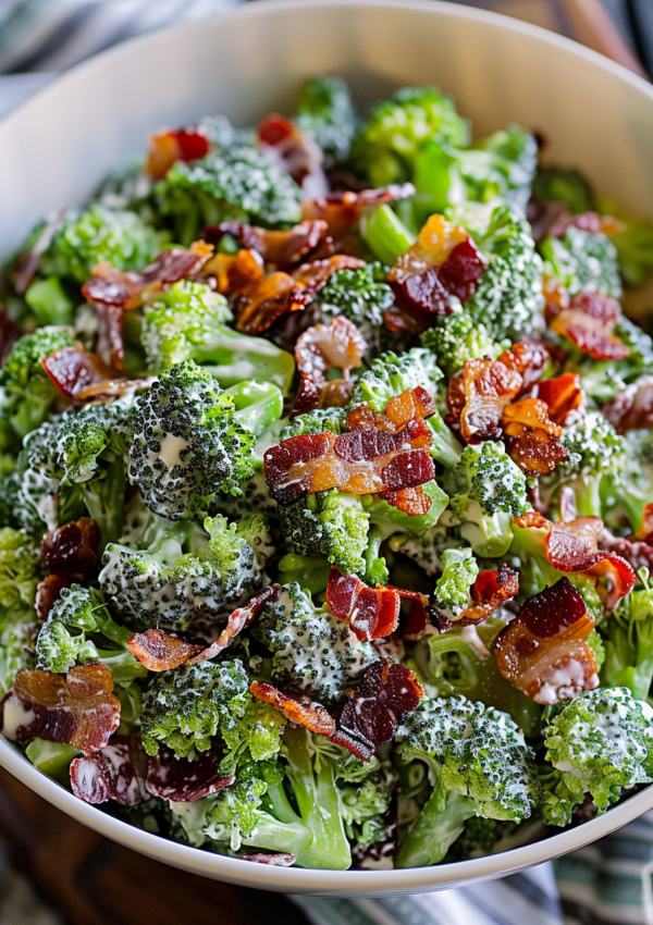 Classic Broccoli Salad with Bacon