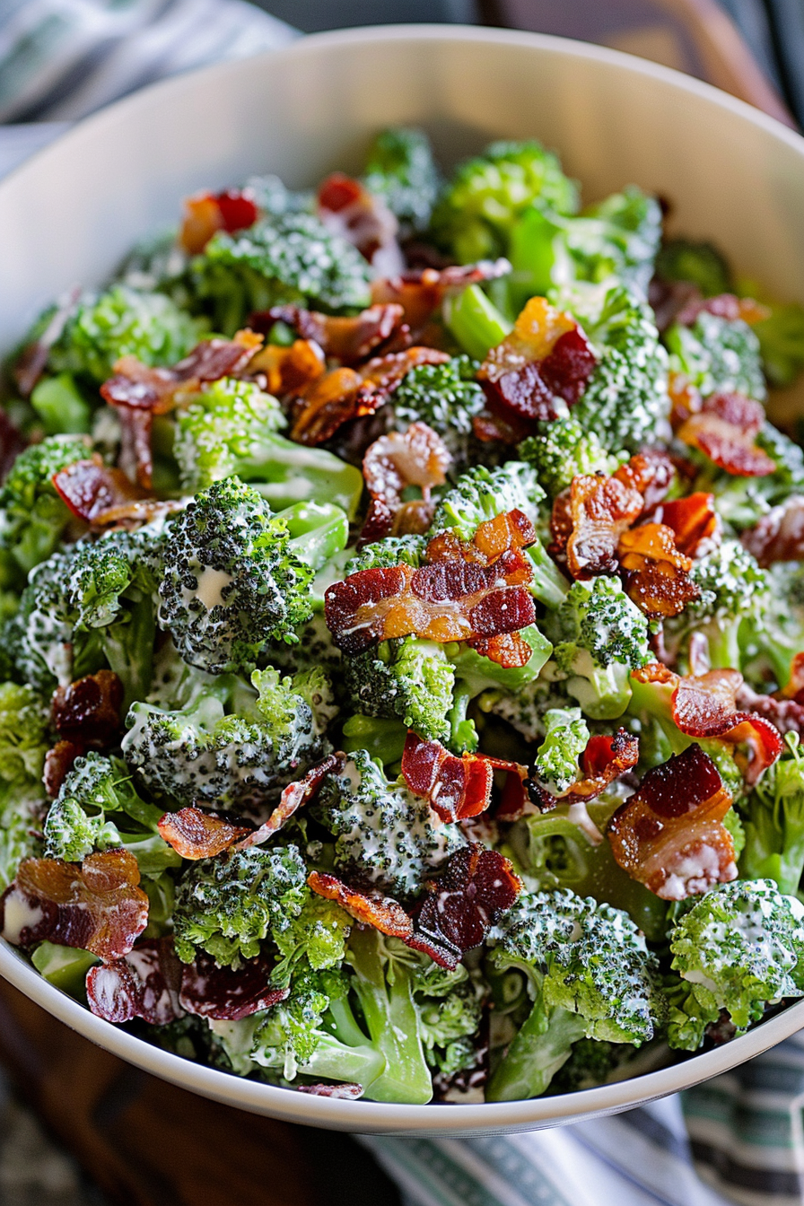 Classic Broccoli Salad with Bacon