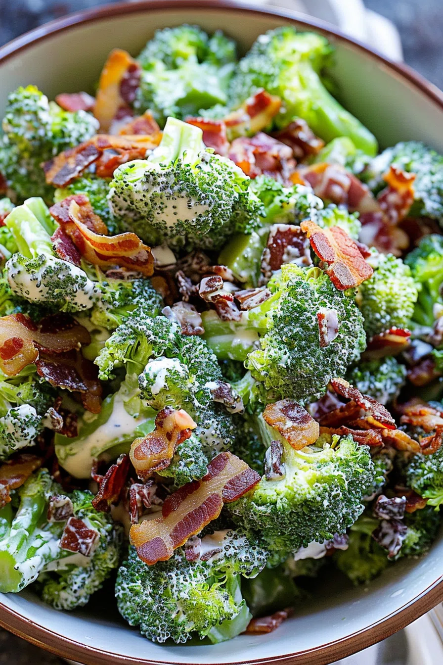 Classic Broccoli Salad with Bacon