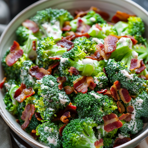 Classic Broccoli Salad with Bacon