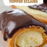 Classic Chocolate Topped Éclairs