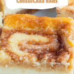 Classic Cinnamon Roll Cheesecake Bars