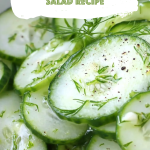 Classic German Cucumber Salad Recipe