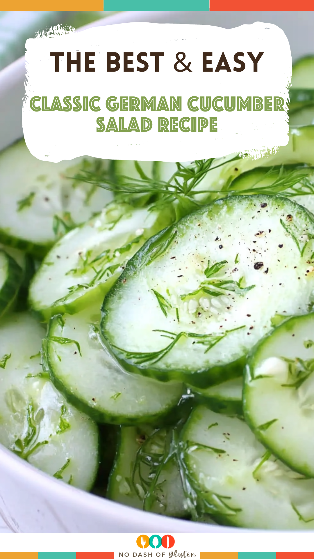 Classic German Cucumber Salad Recipe