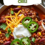 Classic Homemade Chili