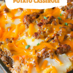 Comforting Meatloaf Potato Casserole