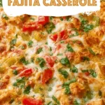 Creamy Chicken Fajita Casserole