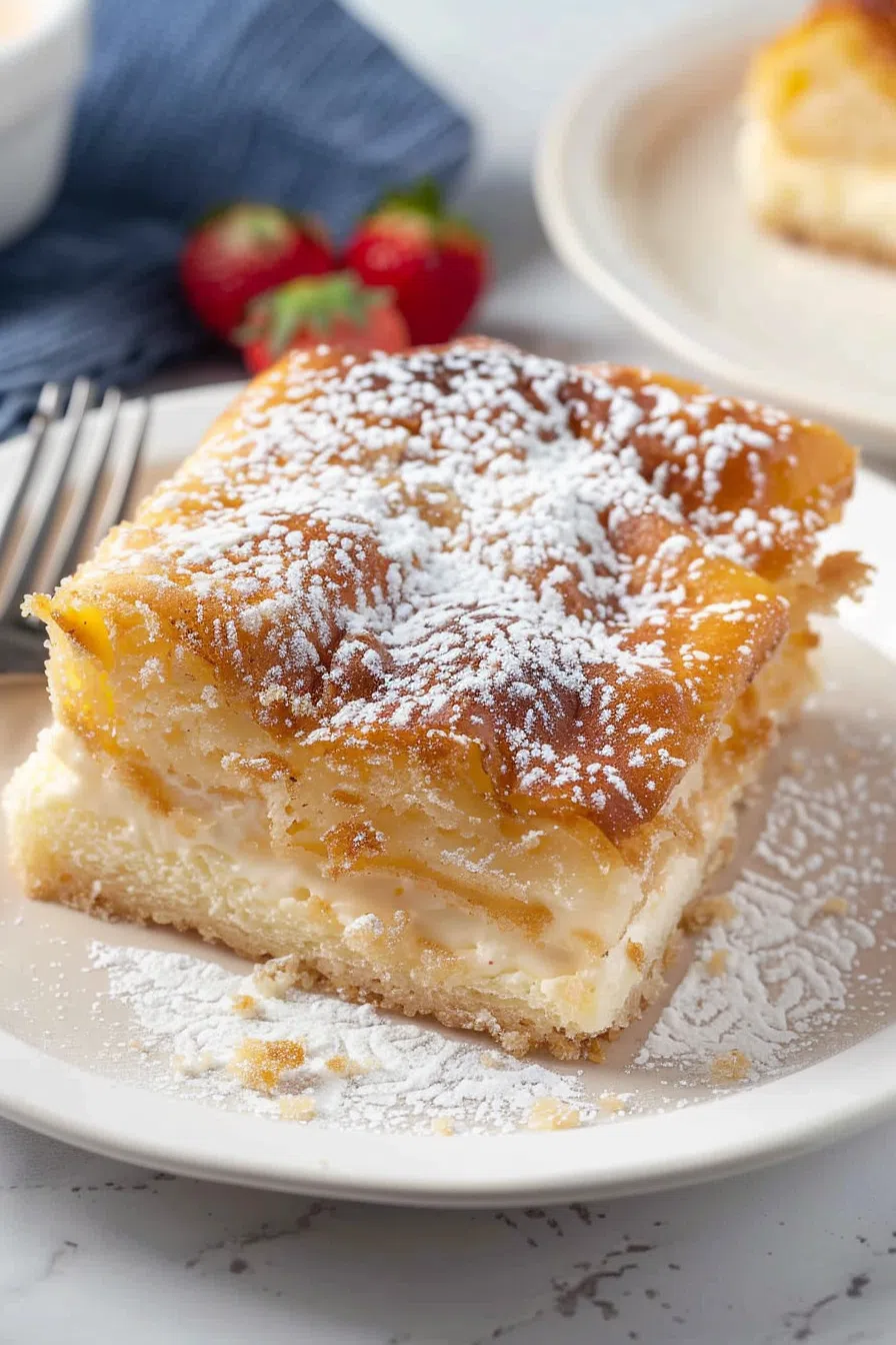 Easy Crescent Roll Cheesecake