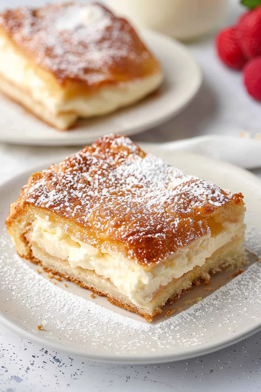 Easy Crescent Roll Cheesecake