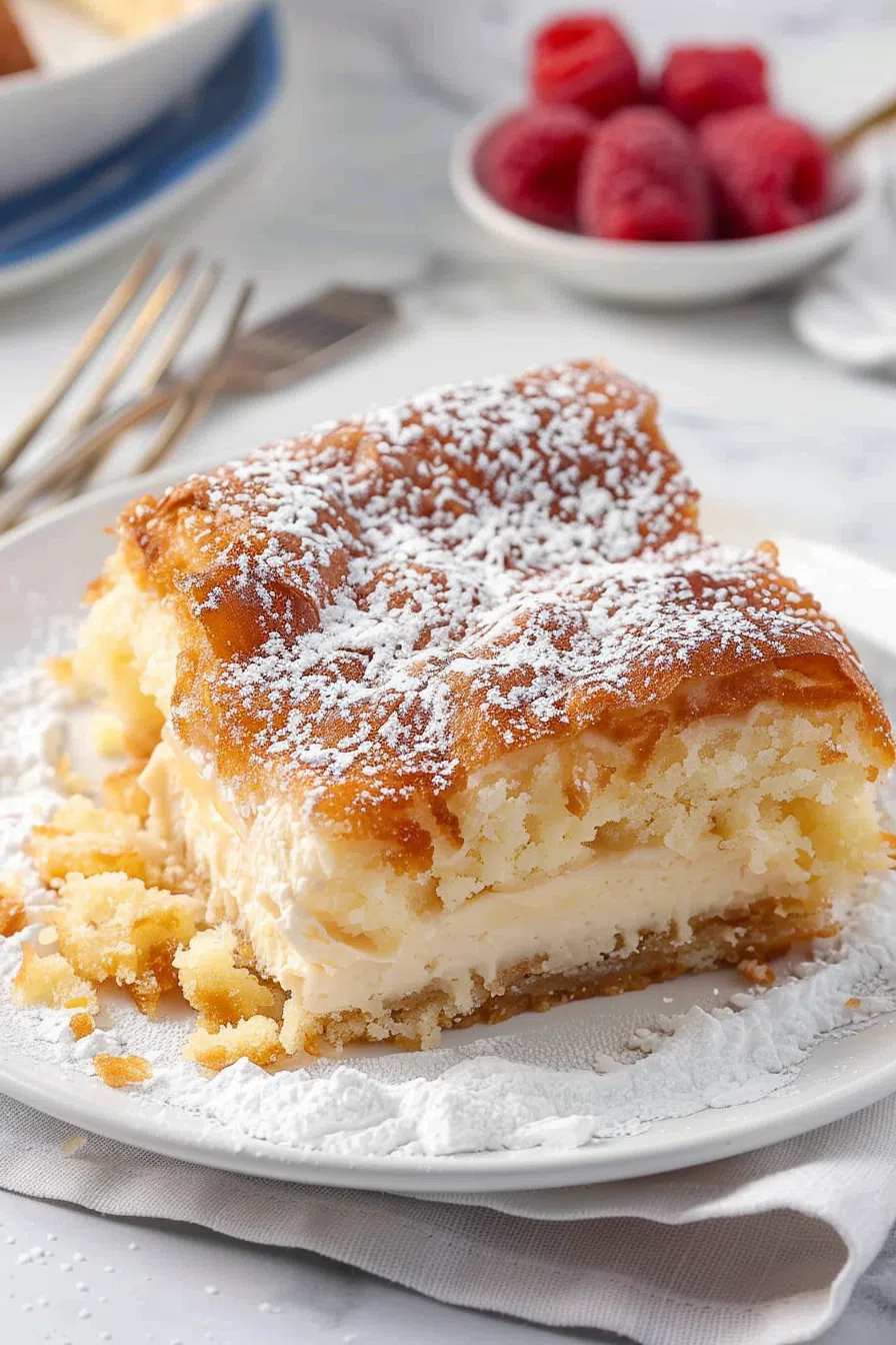 Easy Crescent Roll Cheesecake