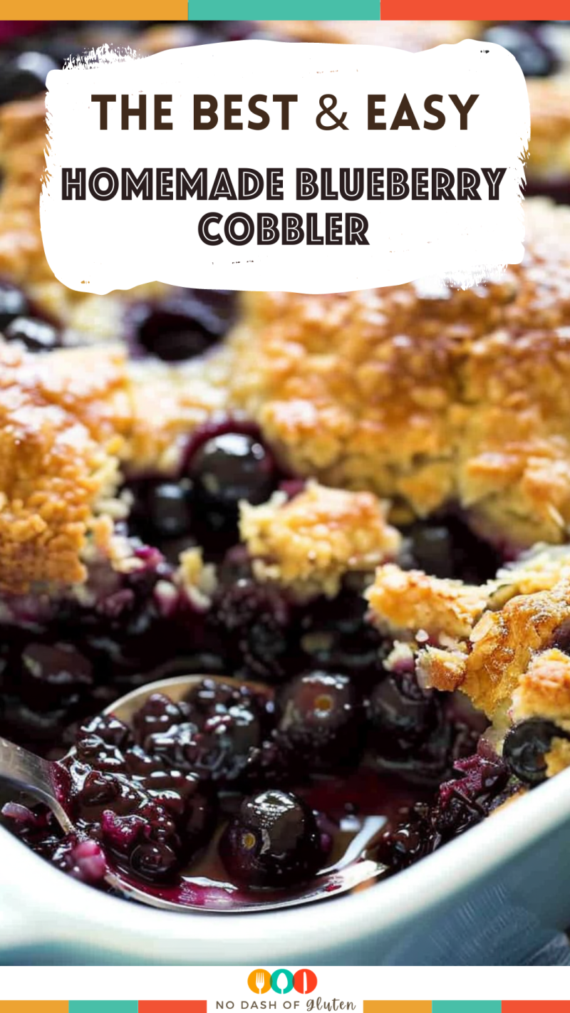 Easy Homemade Blueberry Cobbler