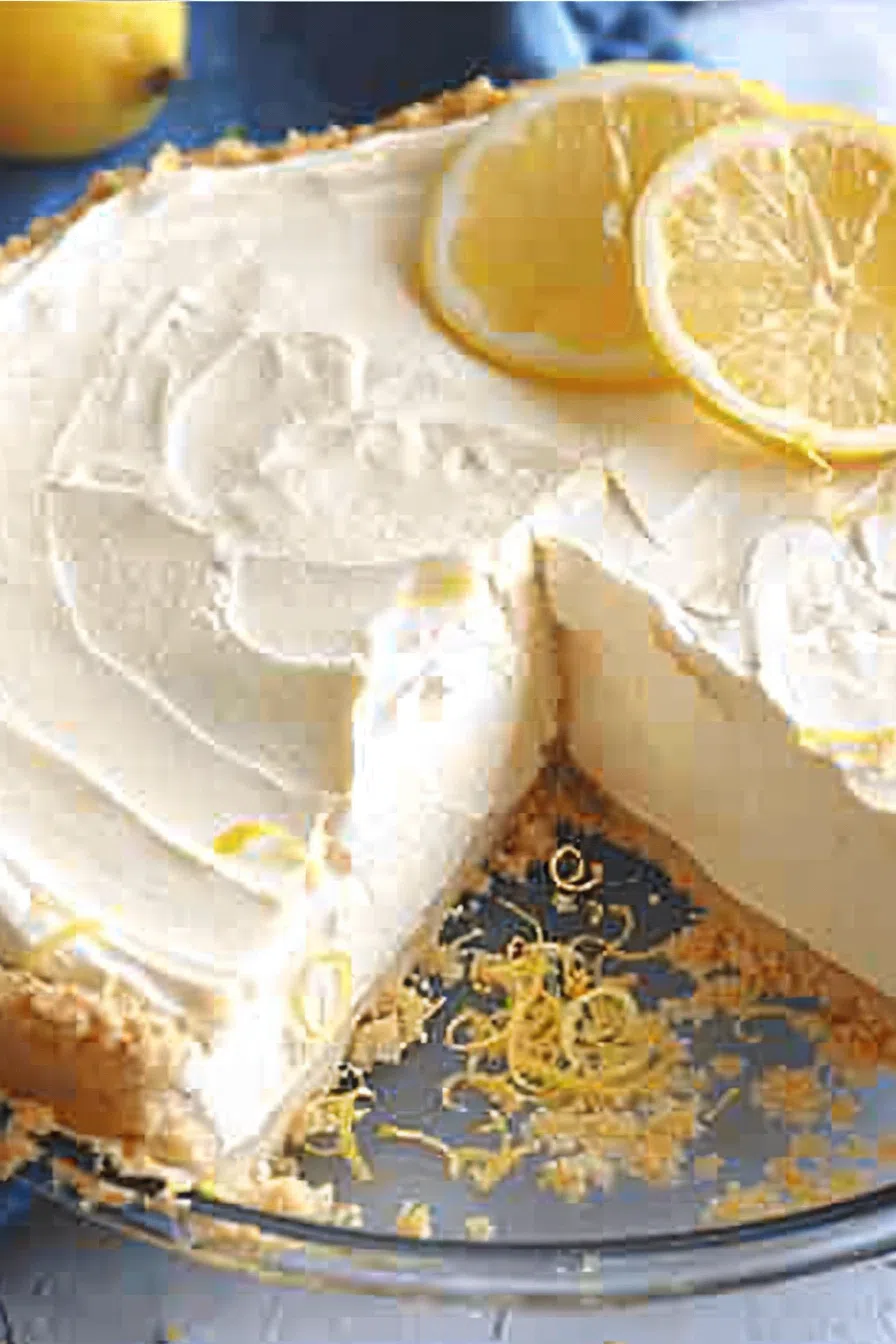 Easy No-Bake Lemonade Pie with Cream Cheese