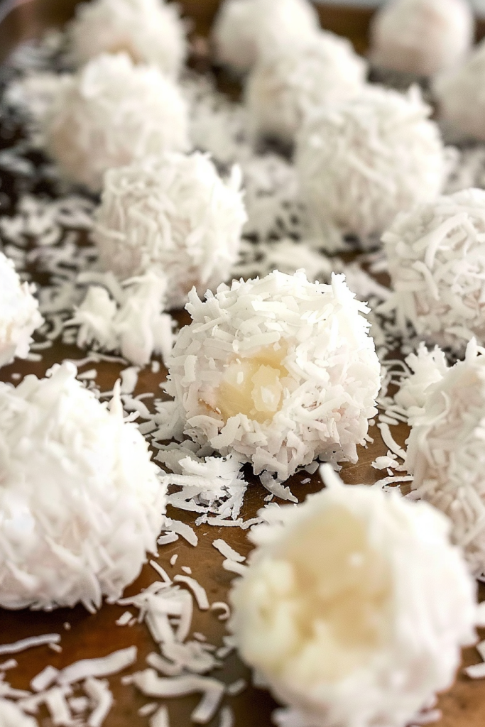 Easy Pineapple Coconut Snowballs