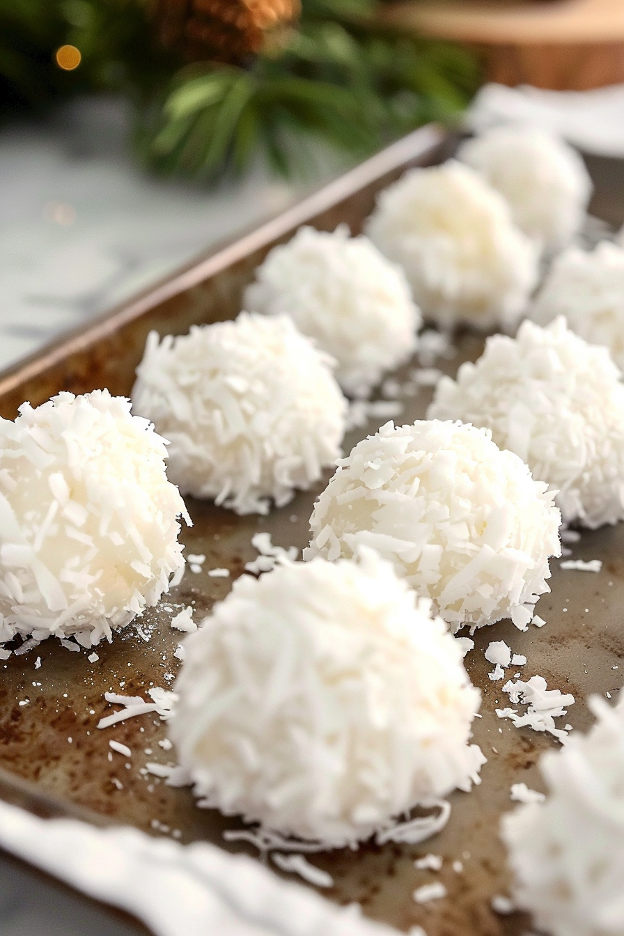 Easy Pineapple Coconut Snowballs