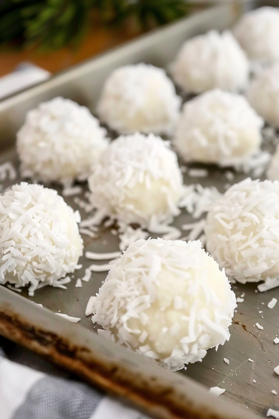 Easy Pineapple Coconut Snowballs