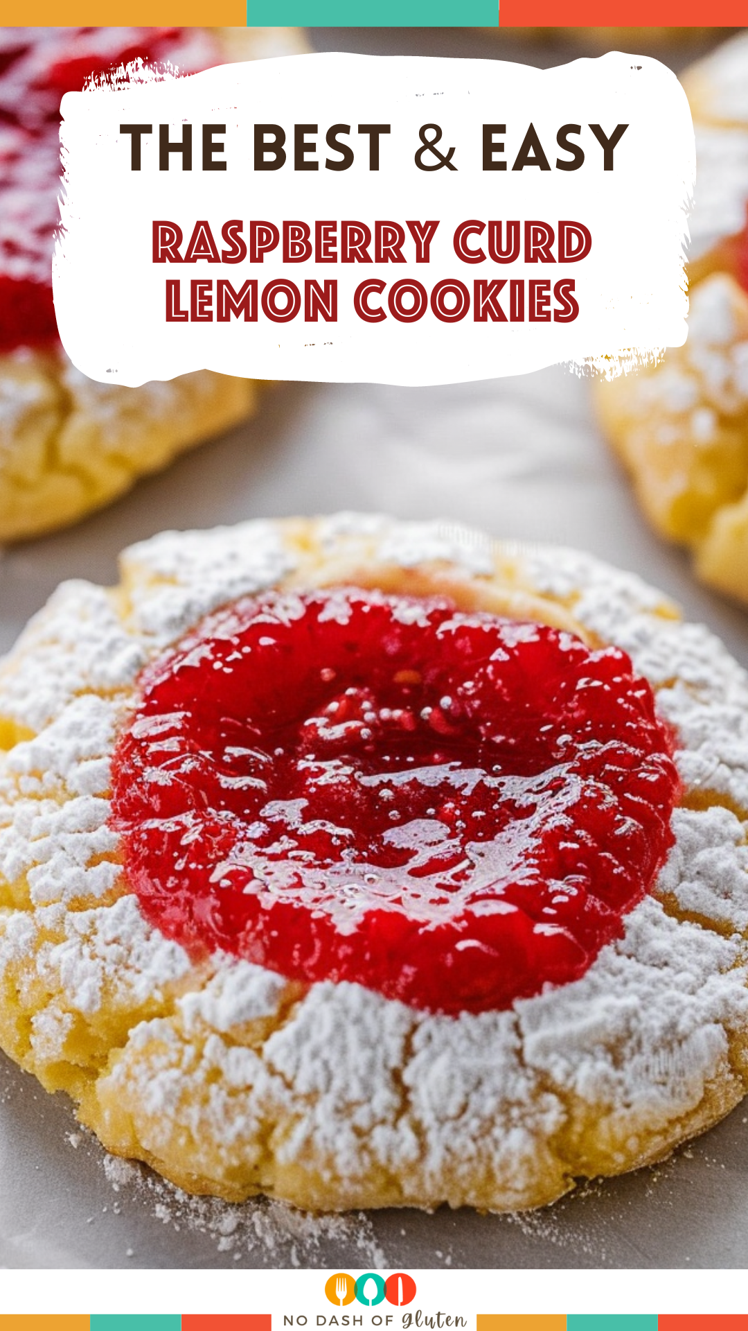 Easy Raspberry Curd Lemon Cookies