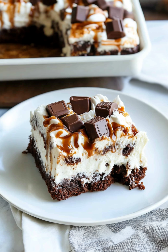 Easy Snickers Poke Cake Recipe