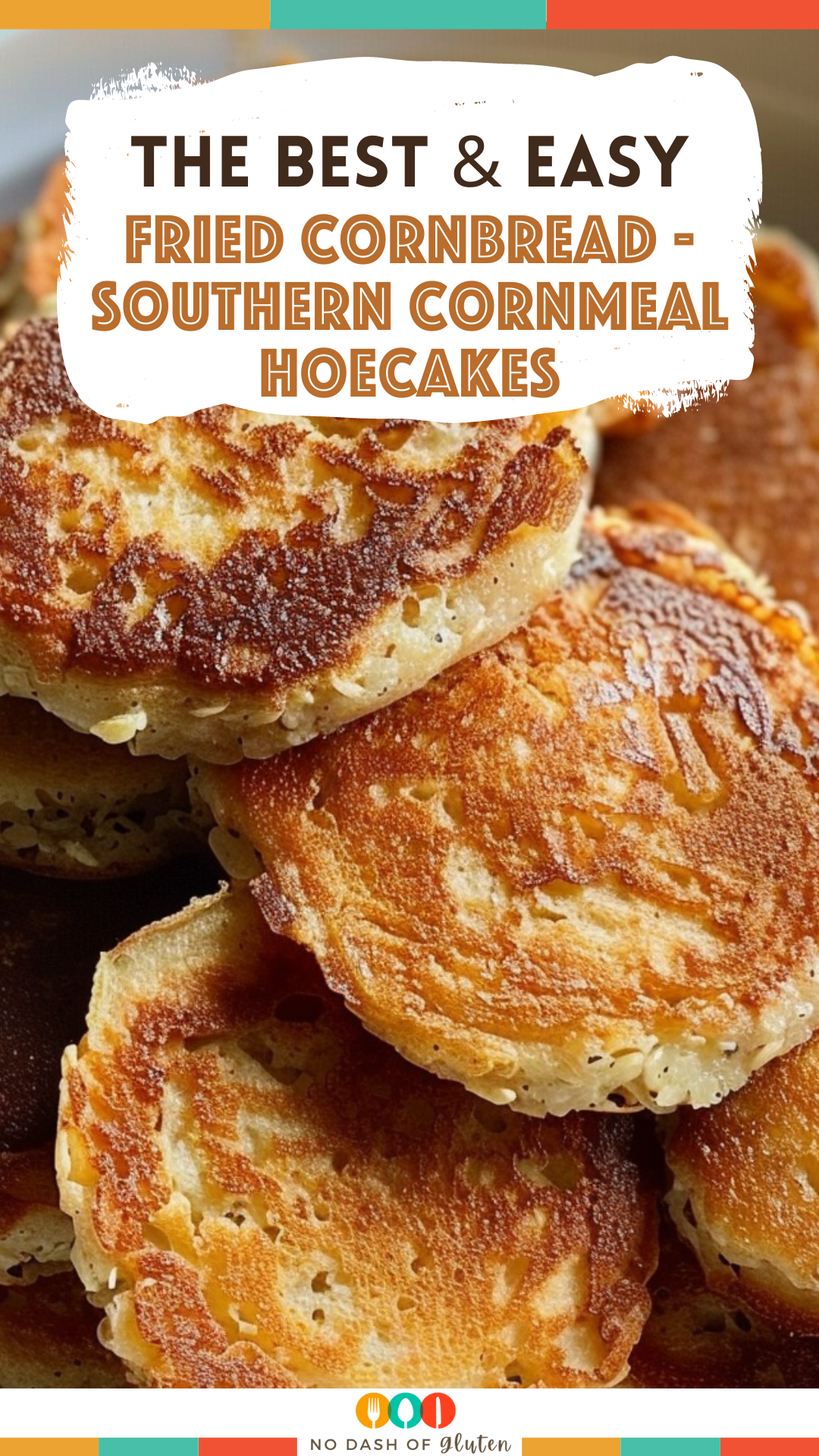 Fried Cornbread - Southern Cornmeal Hoecakes