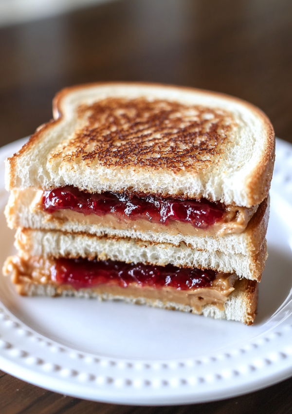 Homemade Fried Peanut Butter and Jelly