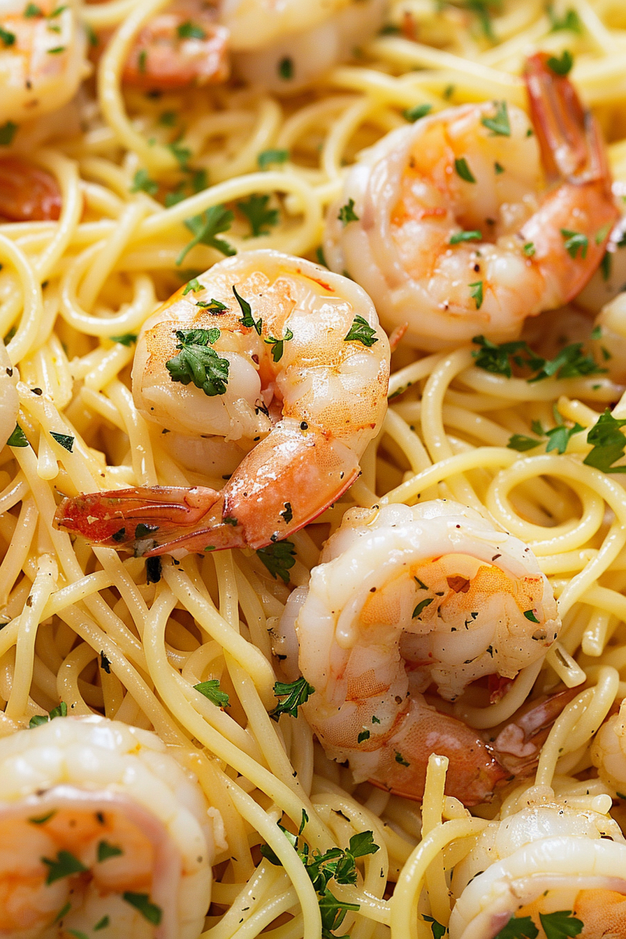 Garlic Shrimp Scampi Pasta