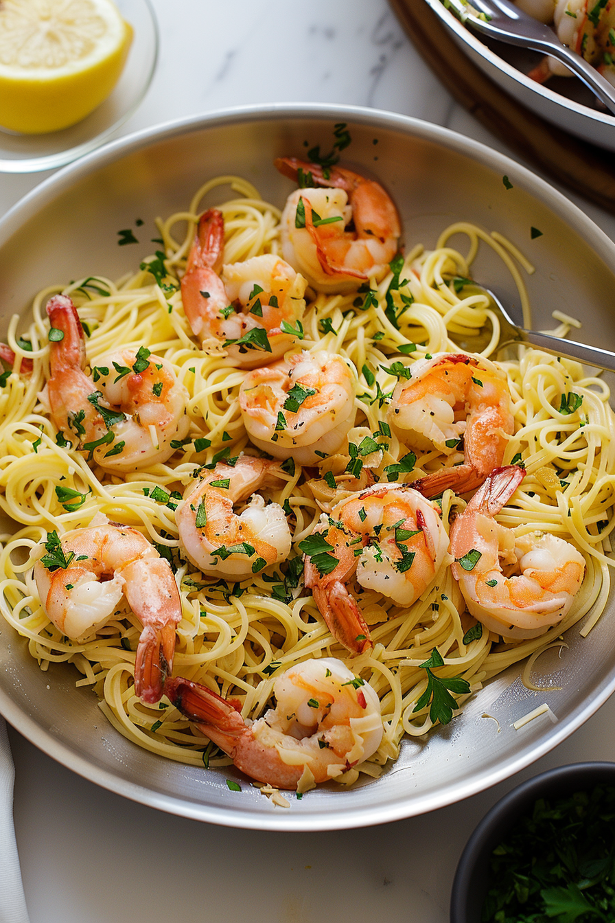 Garlic Shrimp Scampi Pasta