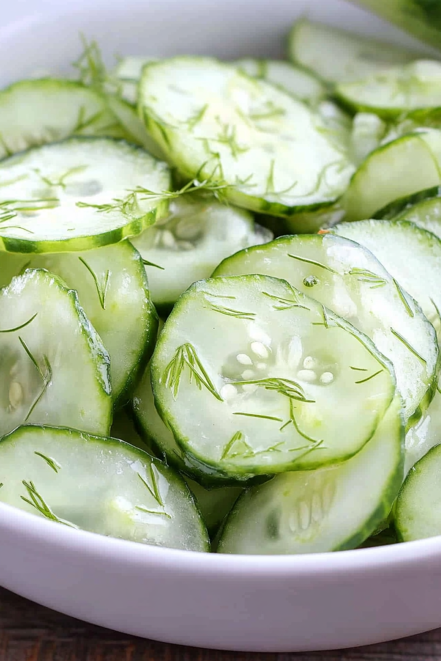 Classic German Cucumber Salad Recipe