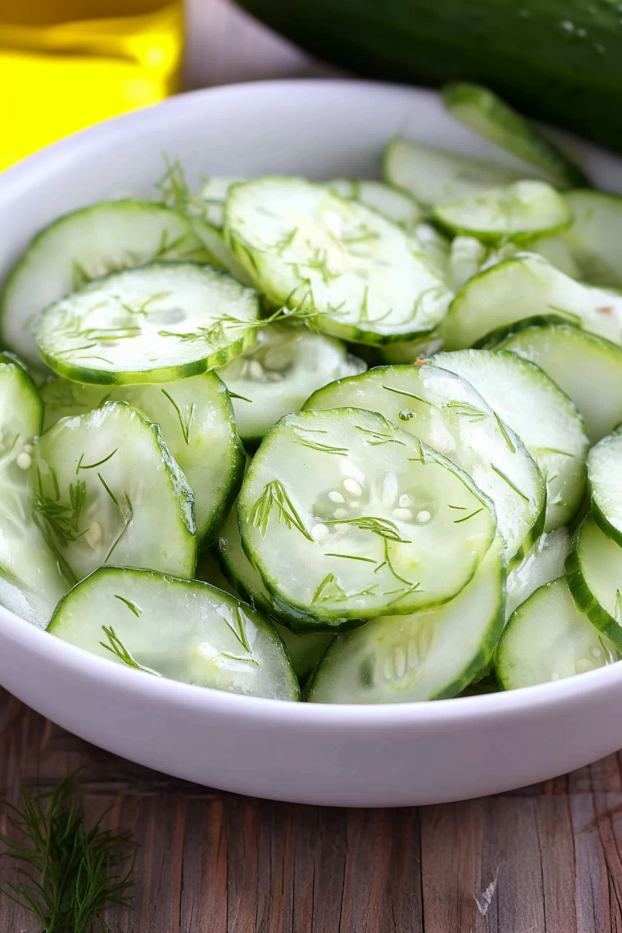 Classic German Cucumber Salad Recipe