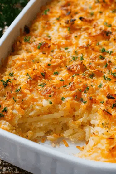 Golden Hash Brown and Cheese Casserole