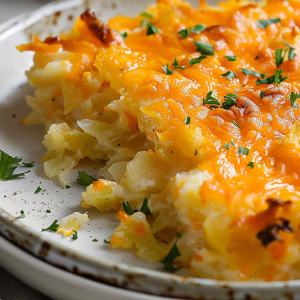 Golden Hash Brown and Cheese Casserole