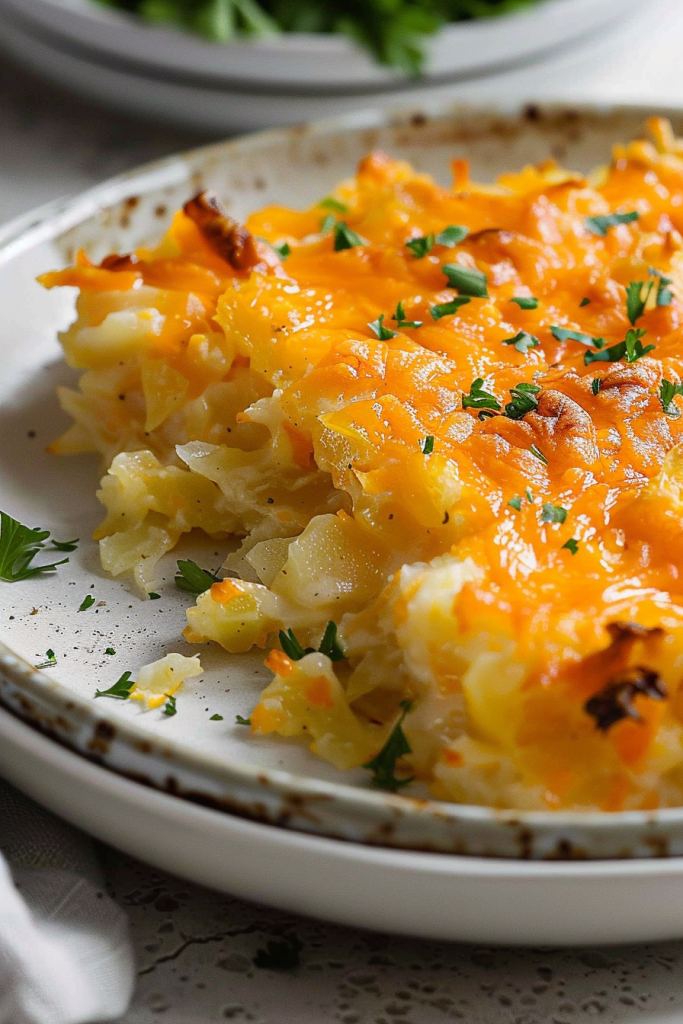 Golden Hash Brown and Cheese Casserole