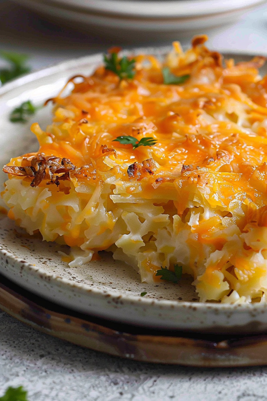 Golden Hash Brown and Cheese Casserole