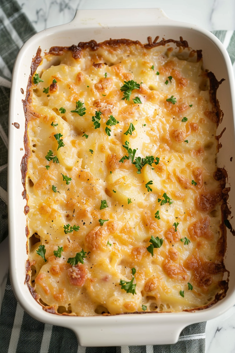 Creamy Ham au Gratin Potatoes