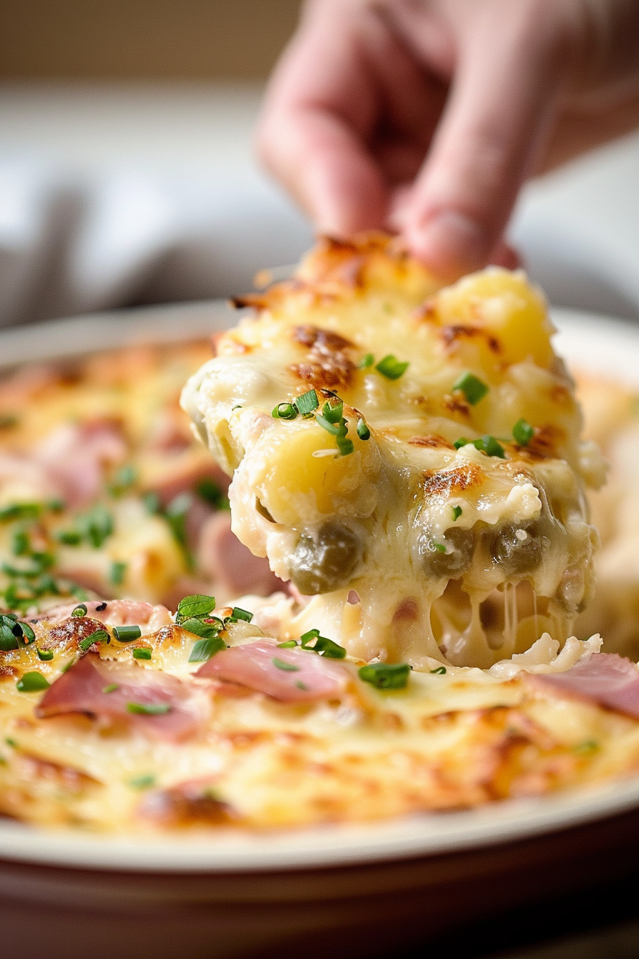 Creamy Ham au Gratin Potatoes