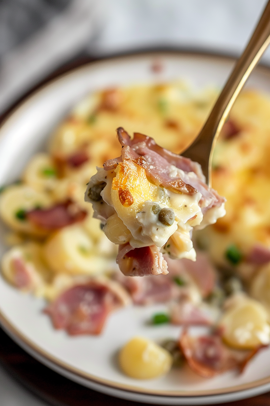 Creamy Ham au Gratin Potatoes