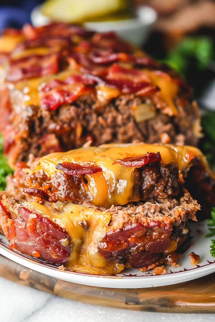 Homemade Bacon Cheeseburger Meatloaf