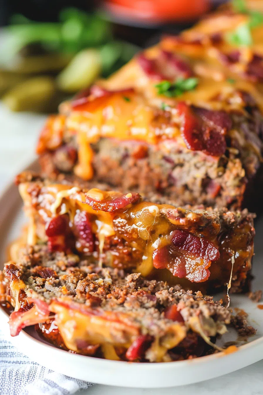 Homemade Bacon Cheeseburger Meatloaf