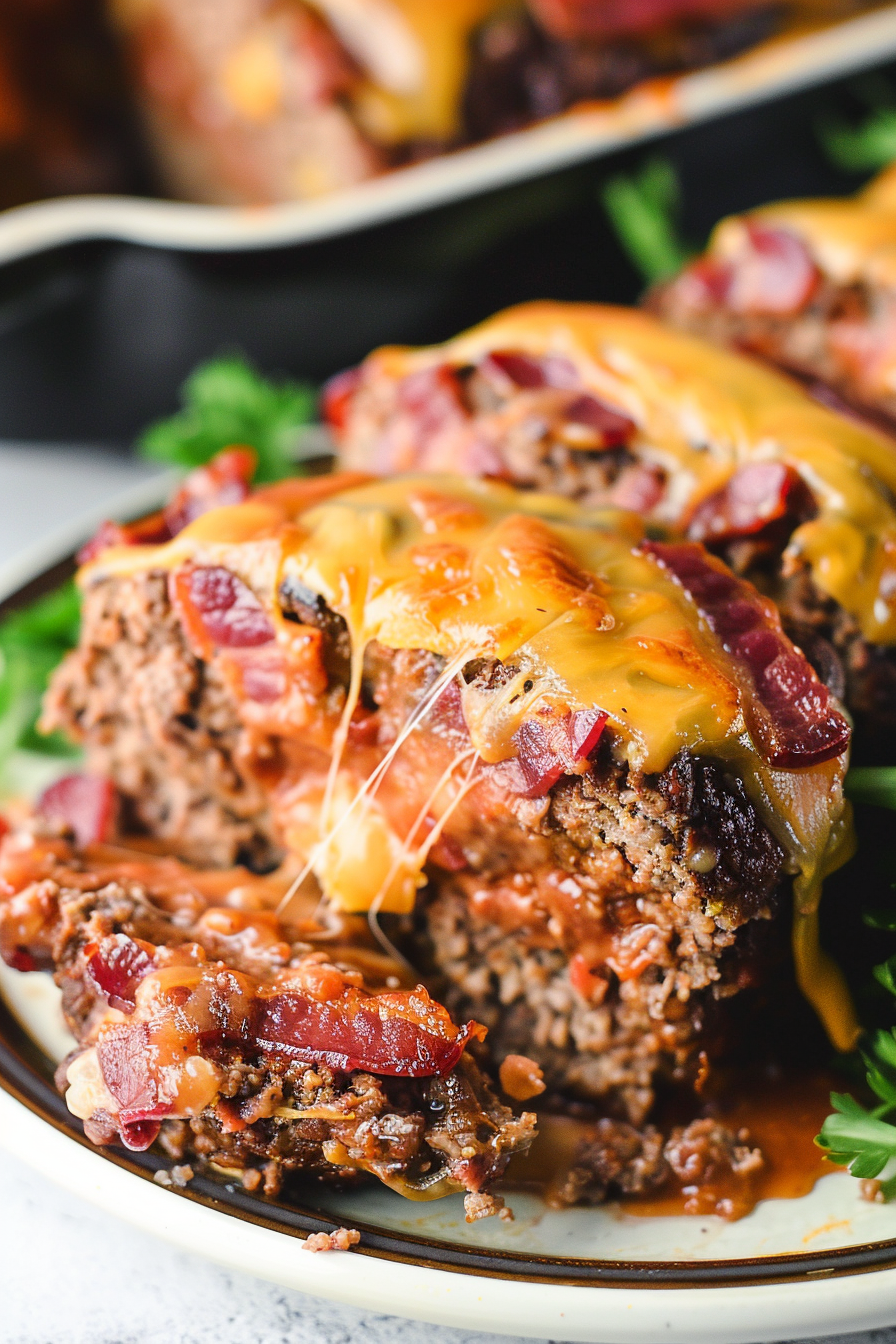 Homemade Bacon Cheeseburger Meatloaf