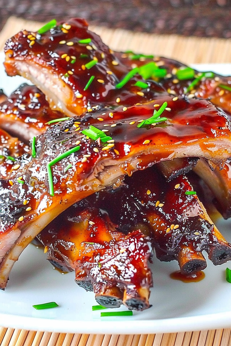 Homemade Honey Garlic Ribs