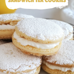 Homemade Lemon Sandwich Tea Cookies